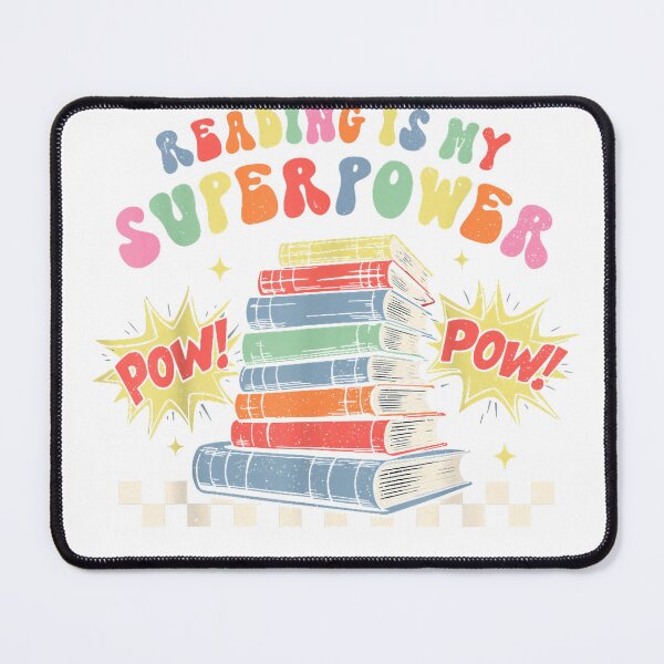Item preview, Funny Reading Is My Superpower Book Lover Bookworm Librarian T-Shirt designed and sold by JJLetterDesigns.