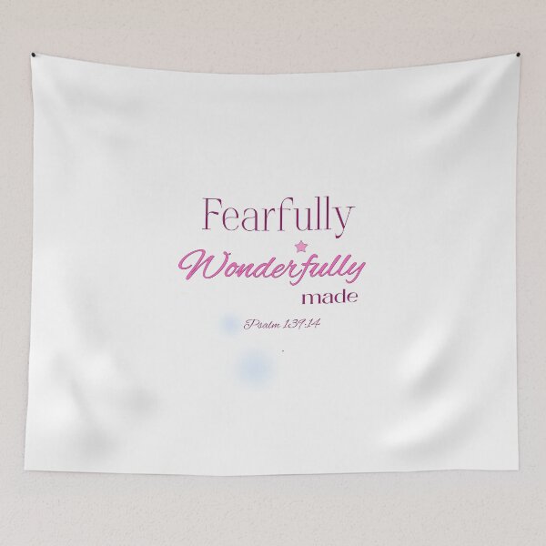 Item preview, Copy of Copy of Fearfully & Wonderfully Made Pink designed and sold by Kingdompurpose.