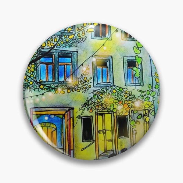 Artikelvorschau, Kunsthofpassage bei Abenddämmerung – Dresden Neustadt Urban Sketch entworfen und verkauft von UMA Urban Sketch.