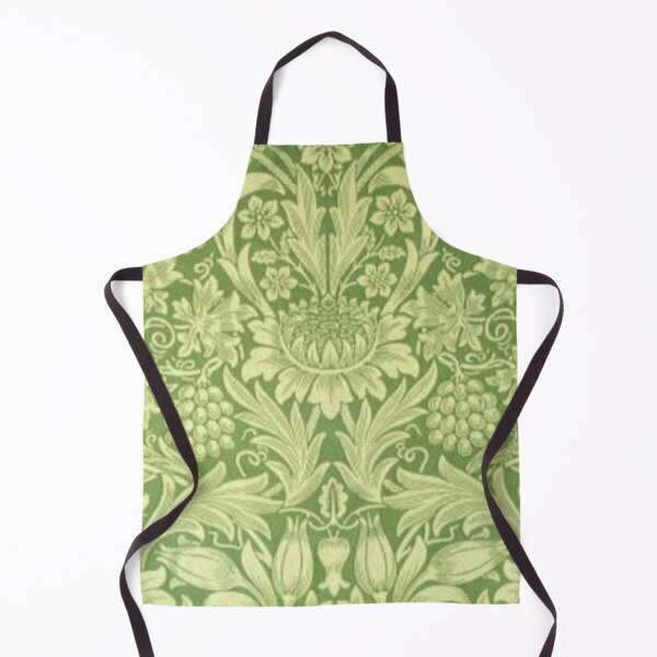 Item preview, Earthy greens and leaf motif Print Nature designed and sold by BlueLineLAX.
