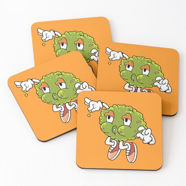 Item preview, Retro Cartoon Green Matcha Cookie Character designed and sold by Lexkon Liu's art.