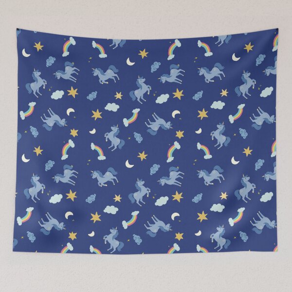 Item preview, Cute Magical Unicorn Seamless Pattern designed and sold by PeonyandlillyId.