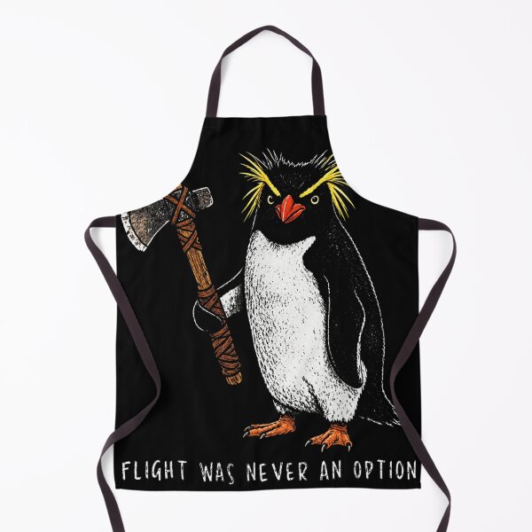 Item preview, Flight Was Never An Option Funny Penguin Knife designed and sold by OMITTEROMINOUS.