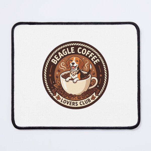 Item preview, Beagle Coffee Lovers Club Roasted Bean Espresso designed and sold by PictoVibe.