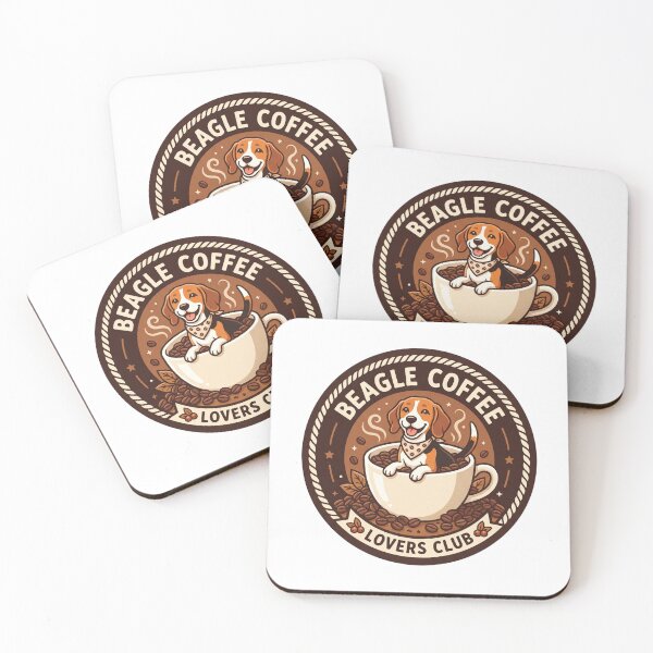 Item preview, Beagle Coffee Lovers Club Roasted Bean Espresso designed and sold by PictoVibe.