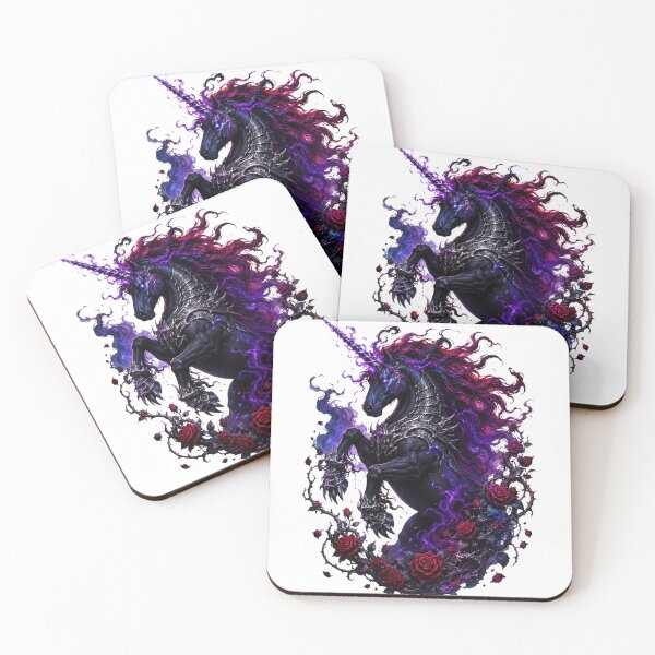 Item preview, Neon Arcane Flame Myth Voidstorm Unicorn designed and sold by Rui Mythic Studio.