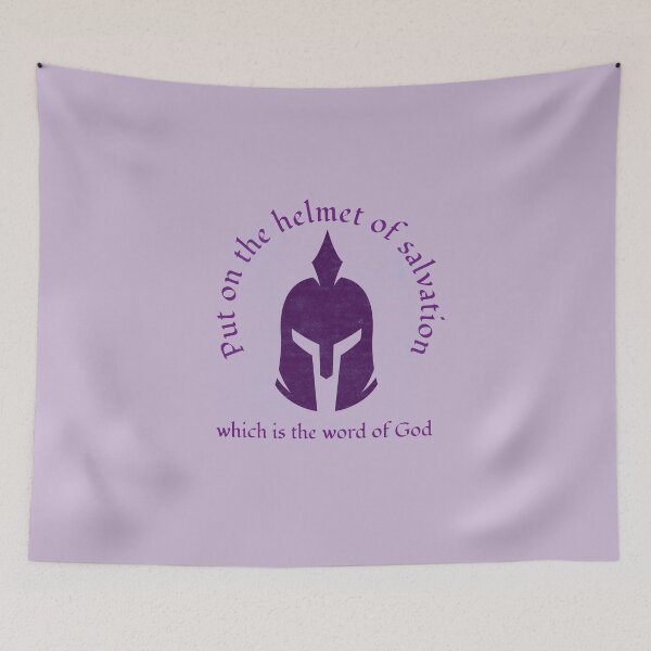 Item preview, Copy of Put on the helmet of salvation Purple designed and sold by Kingdompurpose.