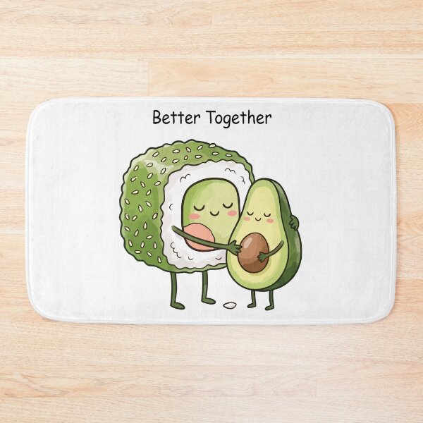 Item preview, Cute Sushi and Avocado Hug designed and sold by Amir Faysal.