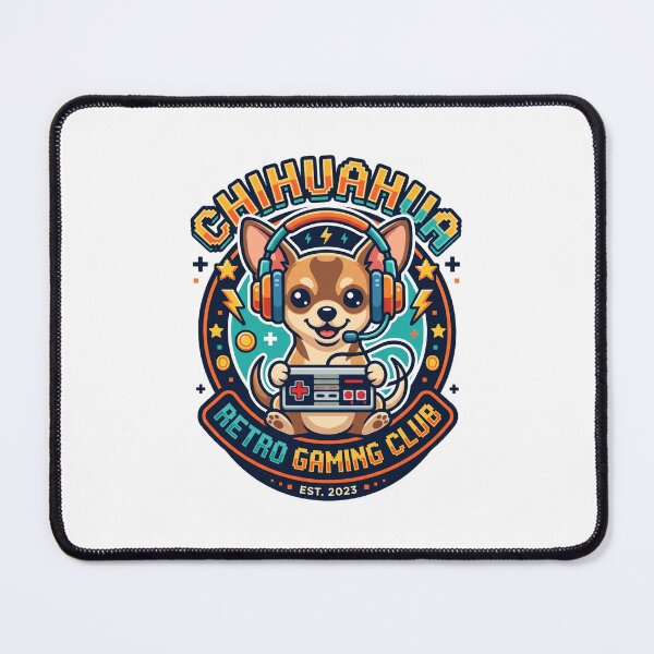 Item preview, Chihuahua Retro Gaming Club Video Game Controller designed and sold by PictoVibe.