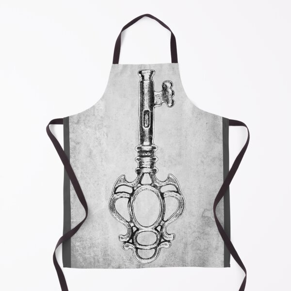 Item preview, Antique Silver Double Scroll Skeleton Key Dark Gothic designed and sold by Ghoul Enterprises.