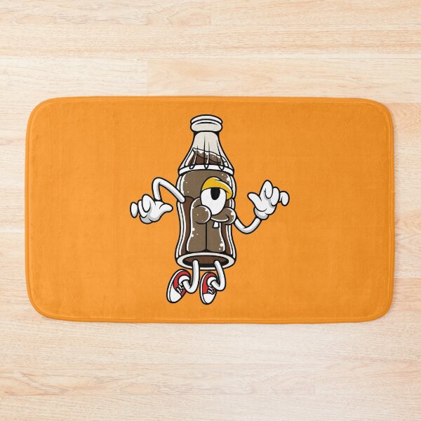 Item preview, Retro Cartoon Soda Bottle Mascot Illustration designed and sold by Lexkon Liu's art.