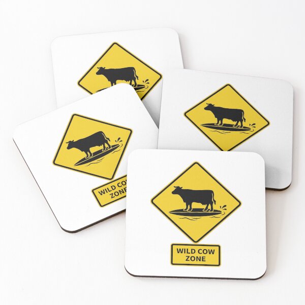 Item preview, Surfing Wild Cow designed and sold by WildCowZone.