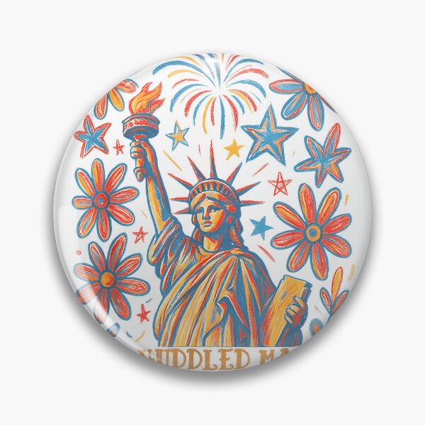 Item preview, Give Me Your Tired Your Poor Statue of Liberty Poem USA T-Shirt designed and sold by JJLetterDesigns.
