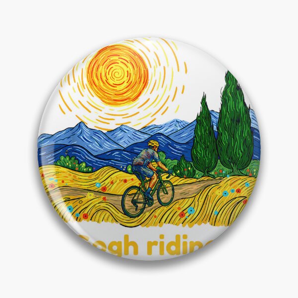 Item preview, Gogh Riding Funny Cycling Van Gogh Art Bike T-Shirt designed and sold by Voila-creative.