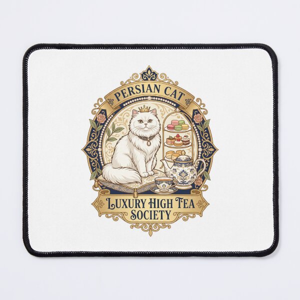 Item preview, Persian Cat Luxury High Tea Society Porcelain Teapot designed and sold by PictoVibe.