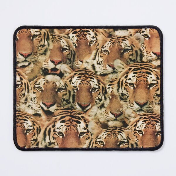 Item preview, Tiger Face Maximalist Animal Pattern designed and sold by trajeado14.