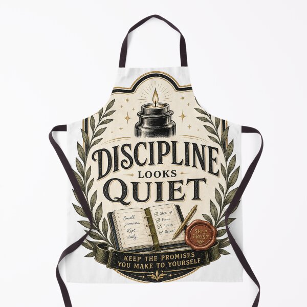 Item preview, Discipline Looks Quiet Self Improvement Design designed and sold by houseoflushella.