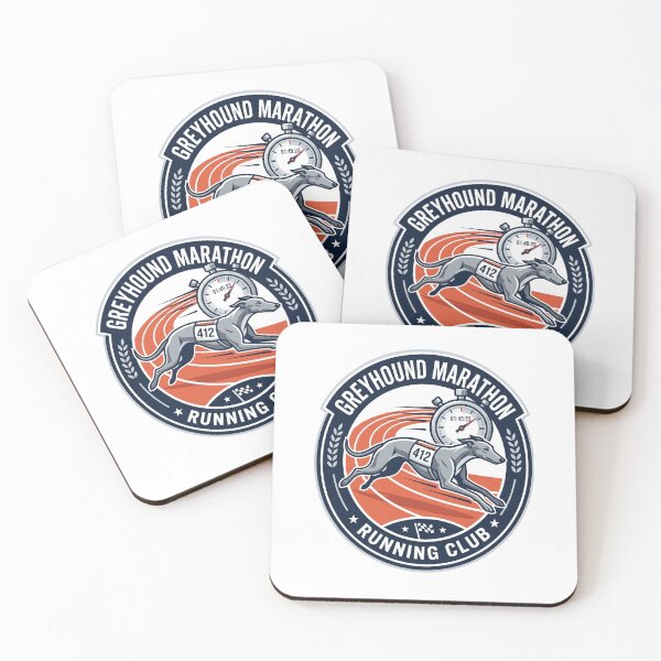 Item preview, Greyhound Marathon Running Club Athletics Stopwatch Track designed and sold by PictoVibe.