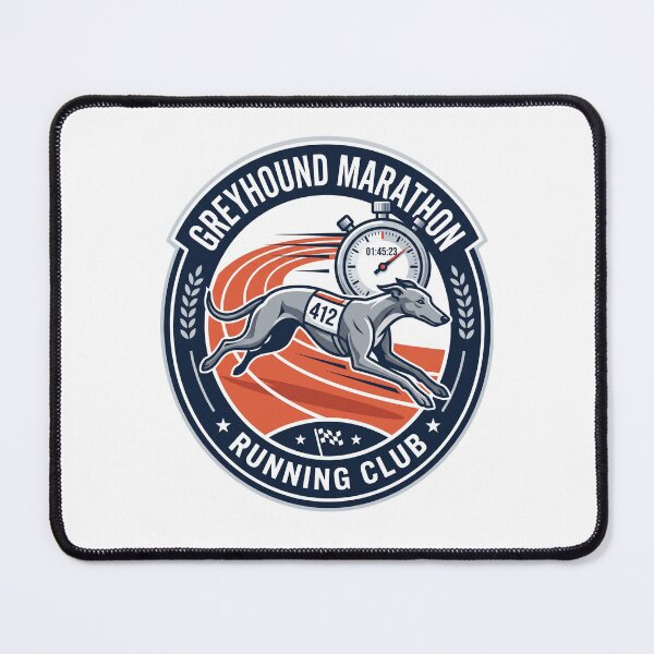 Item preview, Greyhound Marathon Running Club Athletics Stopwatch Track designed and sold by PictoVibe.