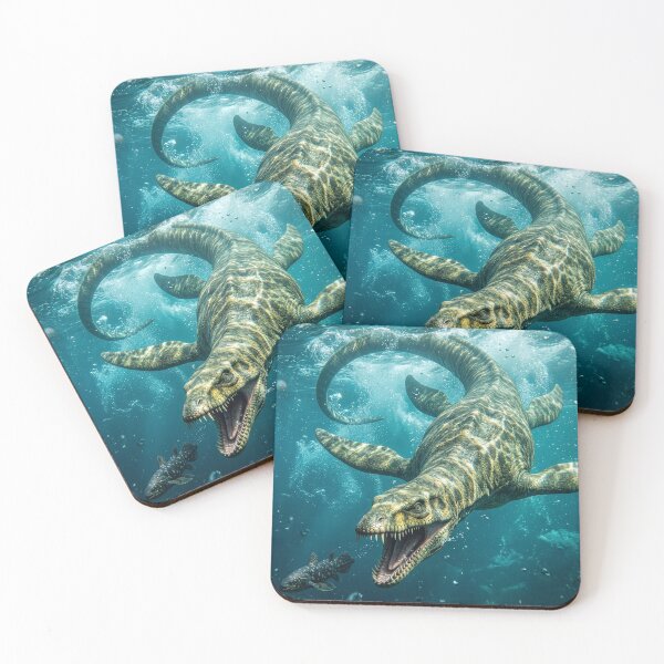 Item preview, Mosasaur Chases a Coelacanth designed and sold by Tridentulus.