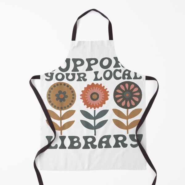 Item preview, Groovy Support Your Local Library Book Reader Lover Bookworm T-Shirt designed and sold by kevincuellar.