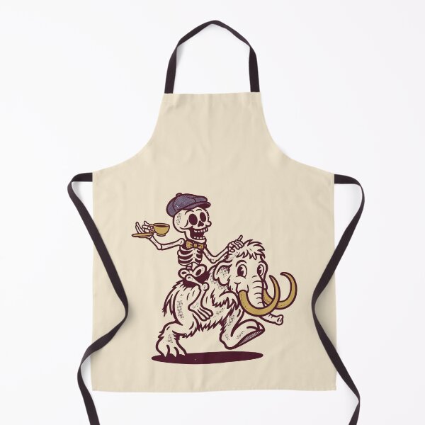 Item preview, Retro Skeleton Riding Woolly Mammoth designed and sold by Amir Faysal.