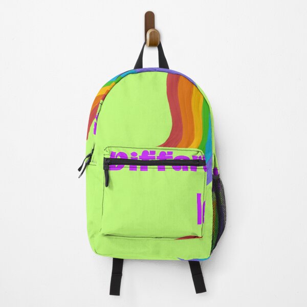 Item preview, Different Not Less Neurodiversity Rainbow Design designed and sold by Shadrach Roo.