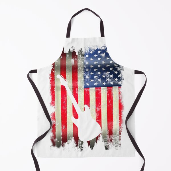 Item preview, Guitarist USA American Flag 4th of July Patriotic Guitar T-Shirt designed and sold by Voila-creative.