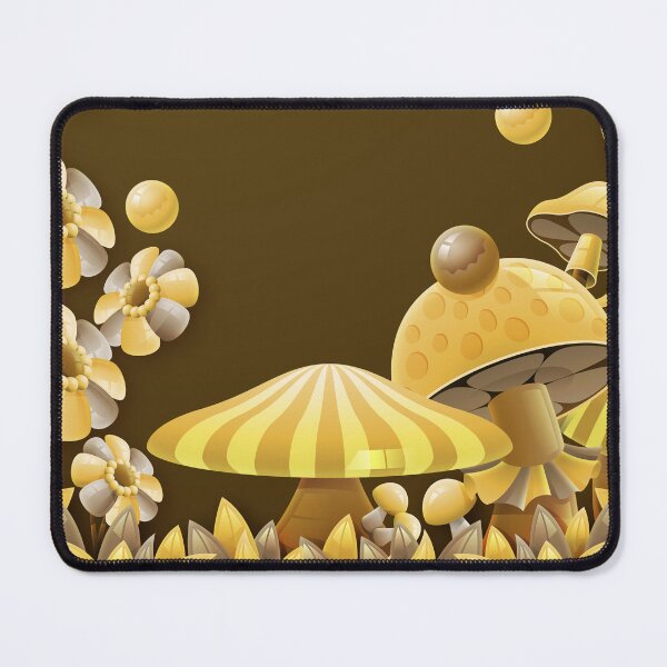Item preview, Golden Mushroom Garden Relief Art Frame designed and sold by Lexkon Liu's art.