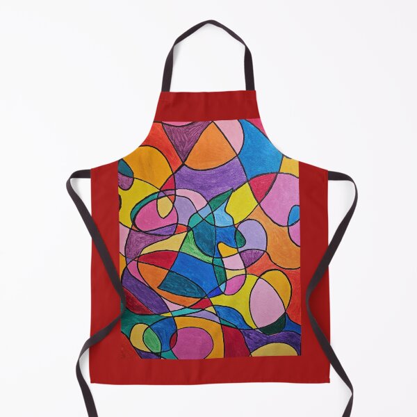 Item preview, Abstract Art with Hidden Dog In Profile designed and sold by Mad Cat Planet.