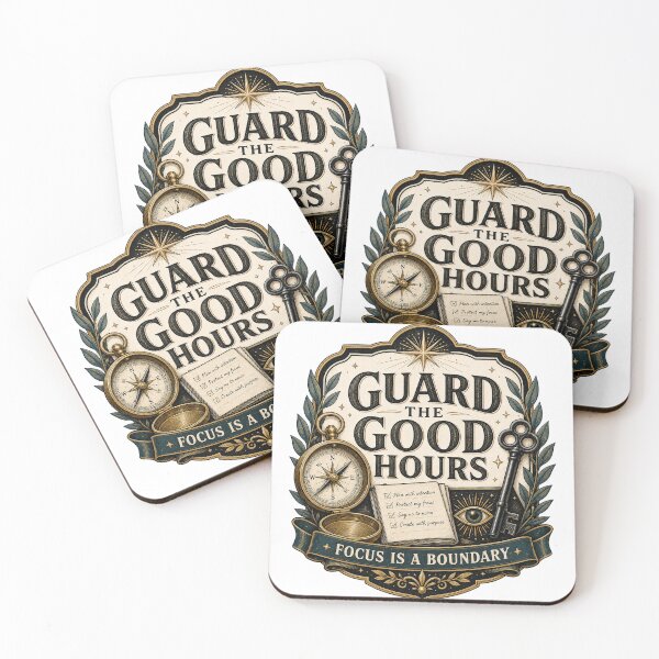 Item preview, Guard The Good Hours Focus Is A Boundary Design designed and sold by houseoflushella.