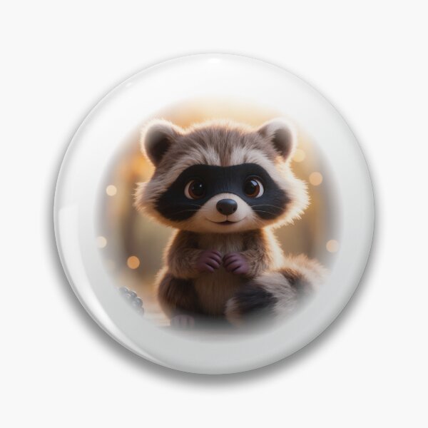 Item preview, Berry Bandit — Cute Vintage Raccoon designed and sold by The Cosy co..