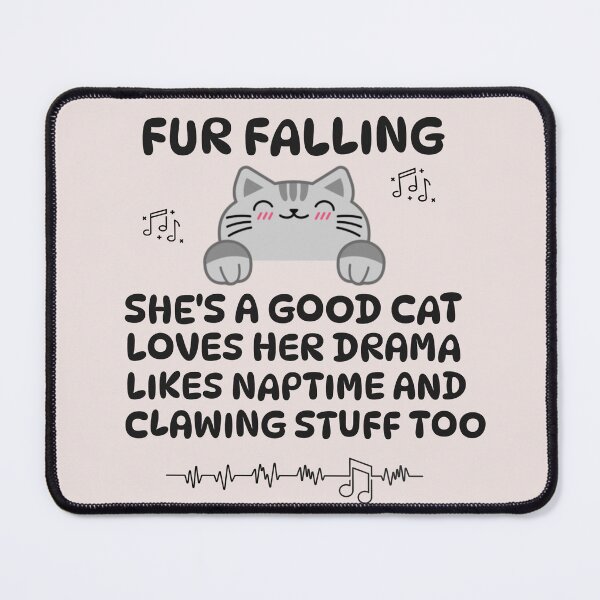 Item preview, FUR FALLING | CAT LYRIC PARODY SERIES — CAT LULLABY EDITION designed and sold by WitLounge.