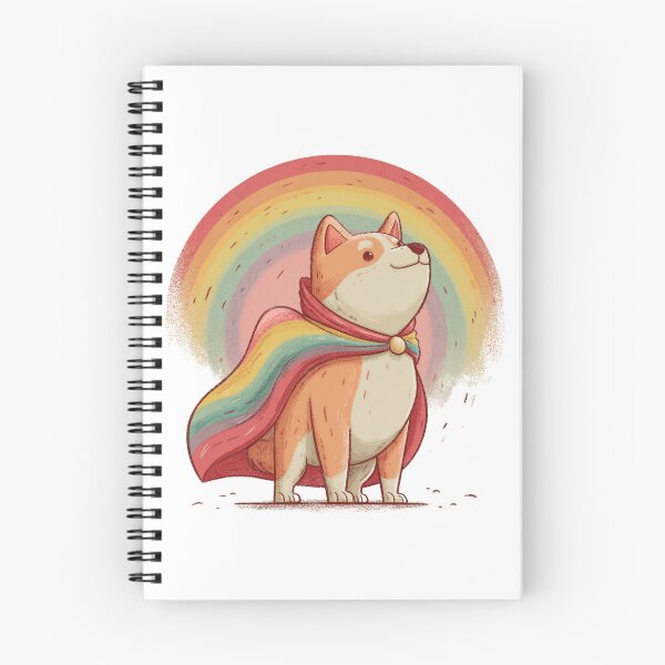 Item preview, Pride Shiba Inu Rainbow Cape Cute LGBTQ Dog designed and sold by Pride_Prints.