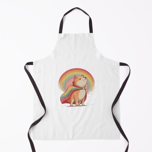 Item preview, Pride Shiba Inu Rainbow Cape Cute LGBTQ Dog designed and sold by Pride_Prints.