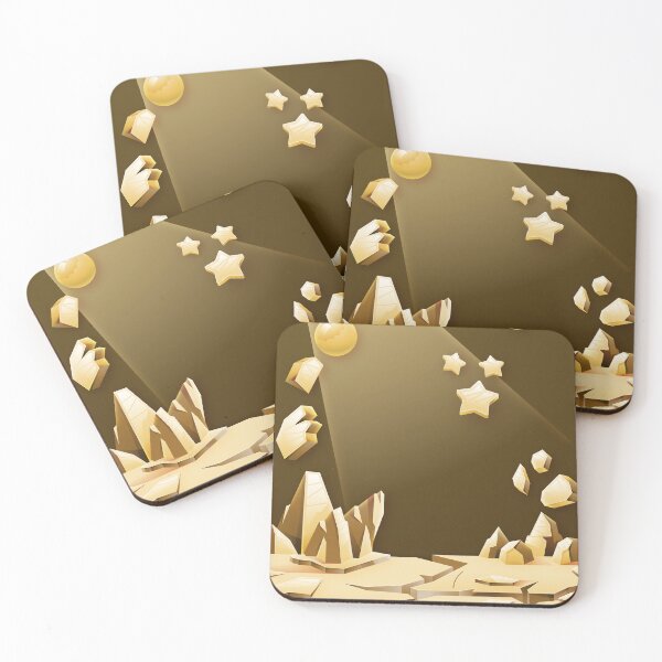 Item preview, Golden Outer Space UFO Beam Relief Background designed and sold by Lexkon Liu's art.