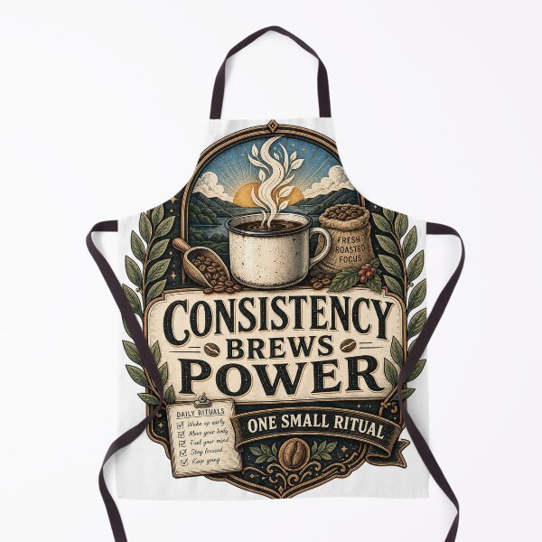 Item preview, Consistency Brews Power Morning Routine Design designed and sold by houseoflushella.