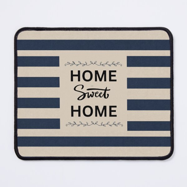 Item preview, Navy Blue & Natural Farmhouse Striped Throw Pillow Cover | Rustic Stripe Cushion Cover | Modern Country Home Decor designed and sold by JCozycorner.