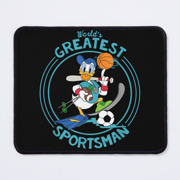 Item preview, Cartoon Duck Playing Multiple Sports designed and sold by Ayakan.