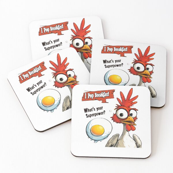Artikelvorschau, Huhn mit verrückten Augen und Spiegelei entworfen und verkauft von Ayakan.