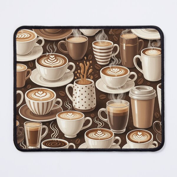 Item preview, Morning Brew: Cozy Coffee & Latte Design designed and sold by LiveLearnCreate.