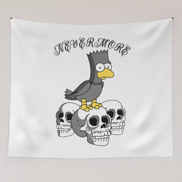 Item preview, Edgar Allan Poe The Raven x Bart - Nevermore designed and sold by BerlinerKatzen.