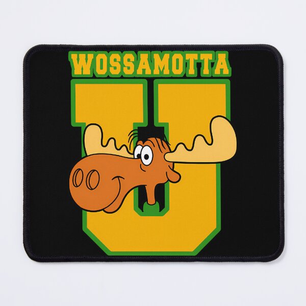 Item preview, Orange Moose Peeking Through Large Letter Emblem designed and sold by Ayakan.
