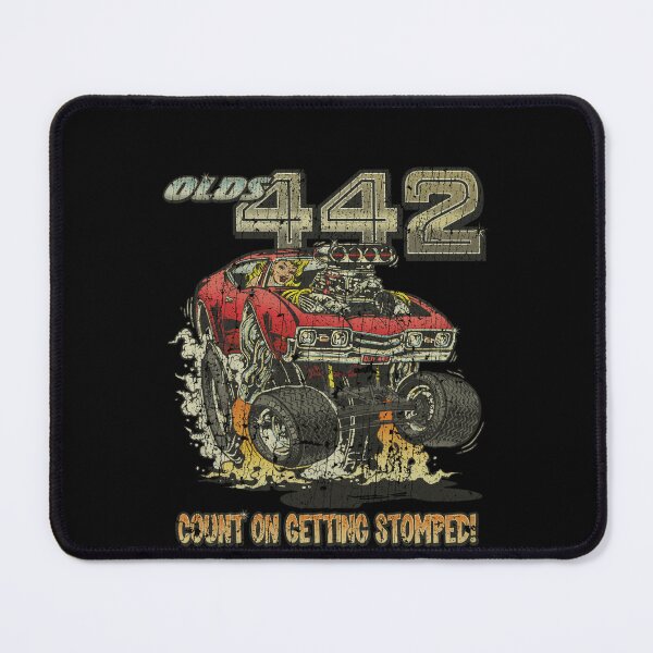 Item preview, Oversized Red Racing Vehicle Executing a High Jump Amidst Plumes designed and sold by zo3bi.