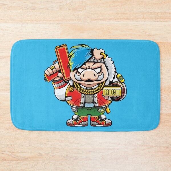 Item preview, Urban Streetwear Hip Hop Pig Mascot designed and sold by Lexkon Liu's art.