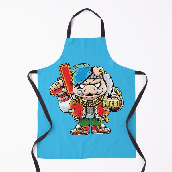 Item preview, Urban Streetwear Hip Hop Pig Mascot designed and sold by Lexkon Liu's art.