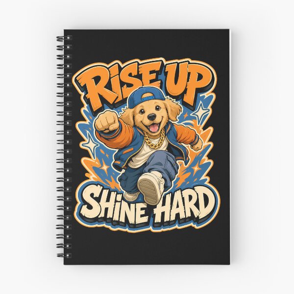 Item preview, Golden Retriever Rise Up Shine Hard Street Design designed and sold by Tong4130.