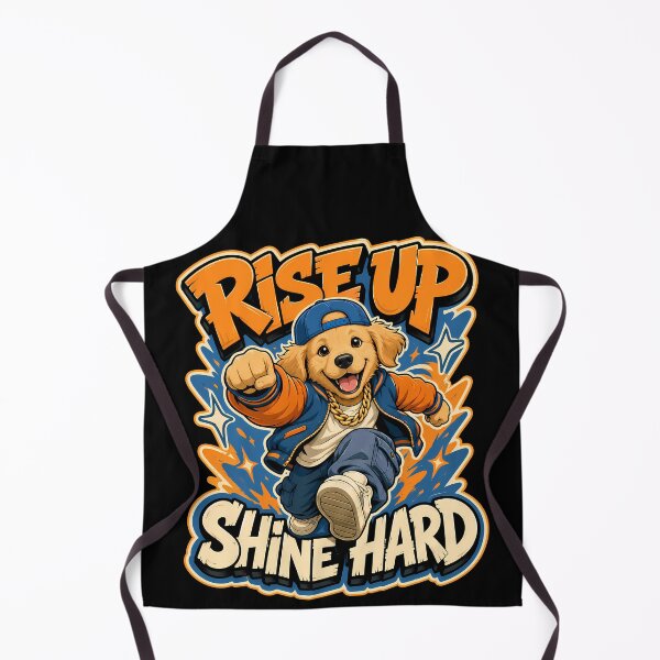 Item preview, Golden Retriever Rise Up Shine Hard Street Design designed and sold by Tong4130.
