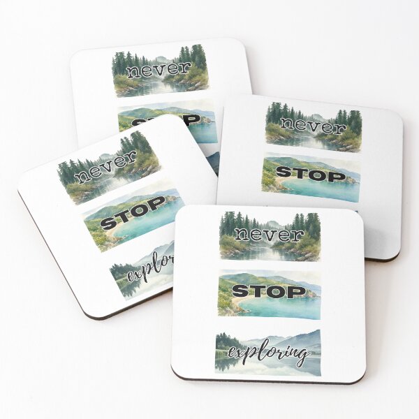 Item preview, Never Stop Exploring designed and sold by Whimsy Avenue.