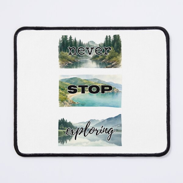 Item preview, Never Stop Exploring designed and sold by Whimsy Avenue.